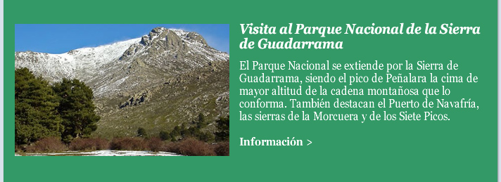 Visita al Parque Nacional de la Sierra de Guadarrama