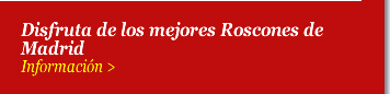 Disfruta de los mejores Roscones de Madrid