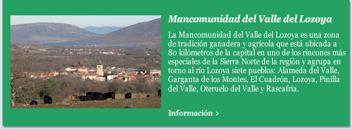 Mancomunidad del Valle del Lozoya