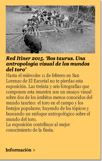Red Itiner 2015. 'Bos taurus. Una antropología visual de los mundos del toro'
