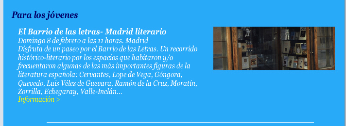 El Barrio de las letras- Madrid literario