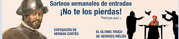 Sorteos semanales de entradas. ¡No te los pierdas!