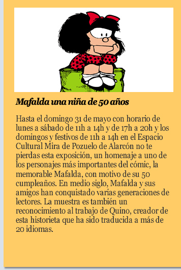 Mafalda una niña de 50 años