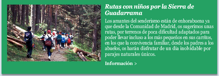 Rutas con niños por la Sierra de Guadarrama