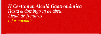 II Certamen Alcalá Gastronómica