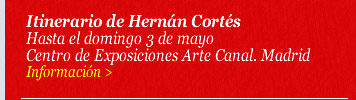 Itinerario de Hernán Cortés