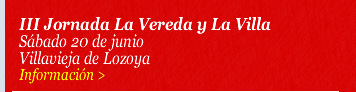 III Jornada La Vereda y La Villa