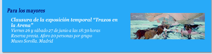 Clausura de la exposición temporal 'Trazos en la Arena' 