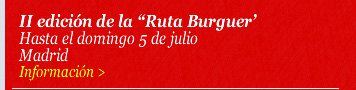 II edición de la “Ruta Burguer'