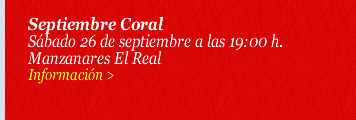 Septiembre Coral