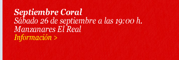 Septiembre Coral
