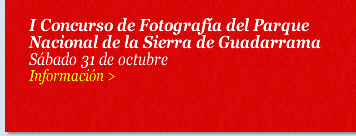I Concurso de Fotografía del Parque Nacional de la Sierra de Guadarrama