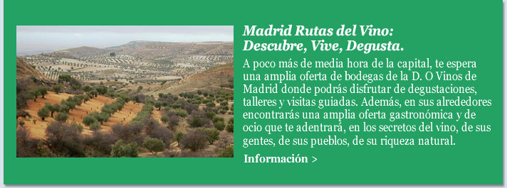 Madrid Rutas del Vino: Descubre, Vive, Degusta.