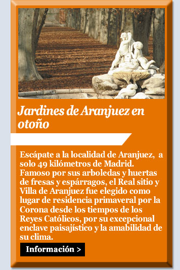 Jardines de Aranjuez en otoño