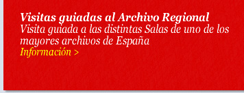 Visitas guiadas al Archivo Regional