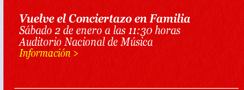 Vuelve el Conciertazo en Familia