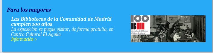 Las Bibliotecas de la Comunidad de Madrid cumplen 100 años