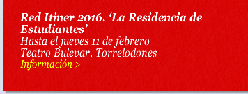 Red Itiner 2016. ‘La Residencia de Estudiantes’