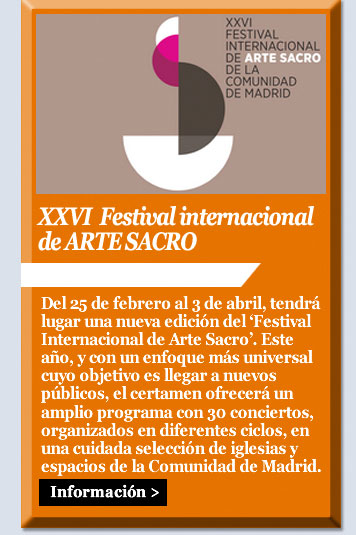 XXVI  Festival internacional de ARTE SACRO