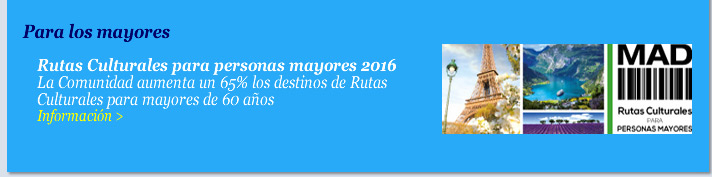 Rutas Culturales para personas mayores 2016