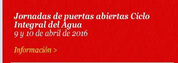 Jornadas de puertas abiertas Ciclo Integral del Agua