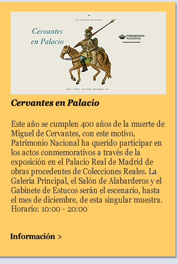 Cervantes en Palacio