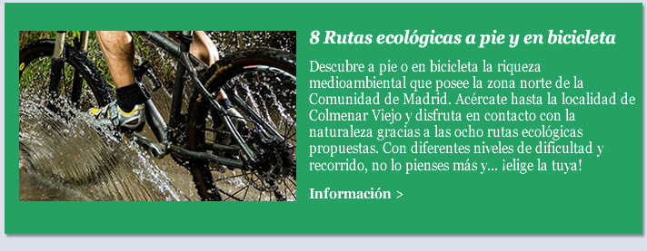 8 Rutas ecológicas a pie y en bicicleta 