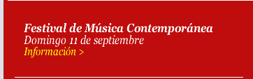 Festival de musica Contemporánea