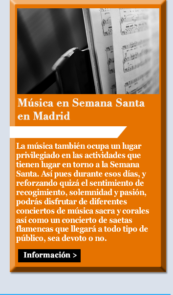 Música en Semana Santa en Madrid