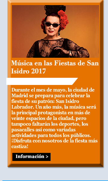 Música en las Fiestas de San Isidro 2017