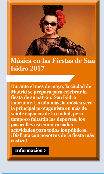 Música en las Fiestas de San Isidro 2017