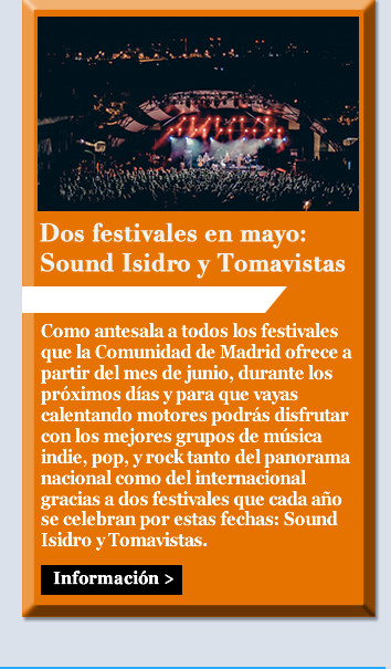 Dos festivales en mayo: Sound Isidro y Tomavistas