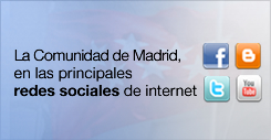 La Comunidad de Madrid en las principales redes sociales de internet