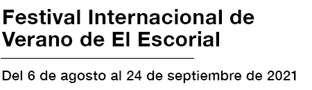 Logotipo del Festival Internacional de verano de El Escorial 2021 