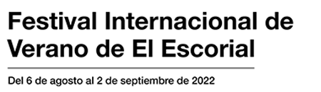 Logotipo del Festival Internacional de verano de El Escorial 2022 