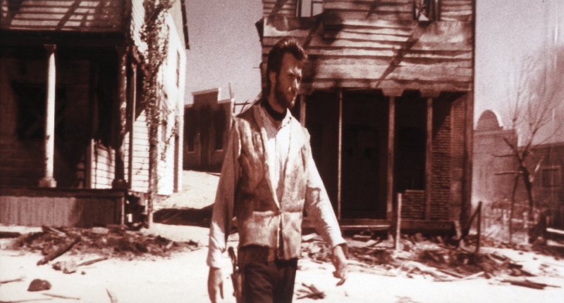 Clint Eastwood en Colmenar Viejo rodando -El bueno, el feo y el malo-