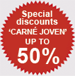 Carné joven discounts