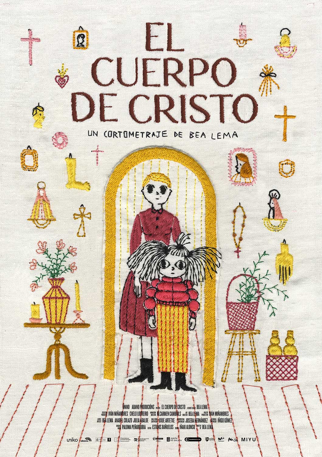 Cartel de el corto El Cuerpo de Cristo