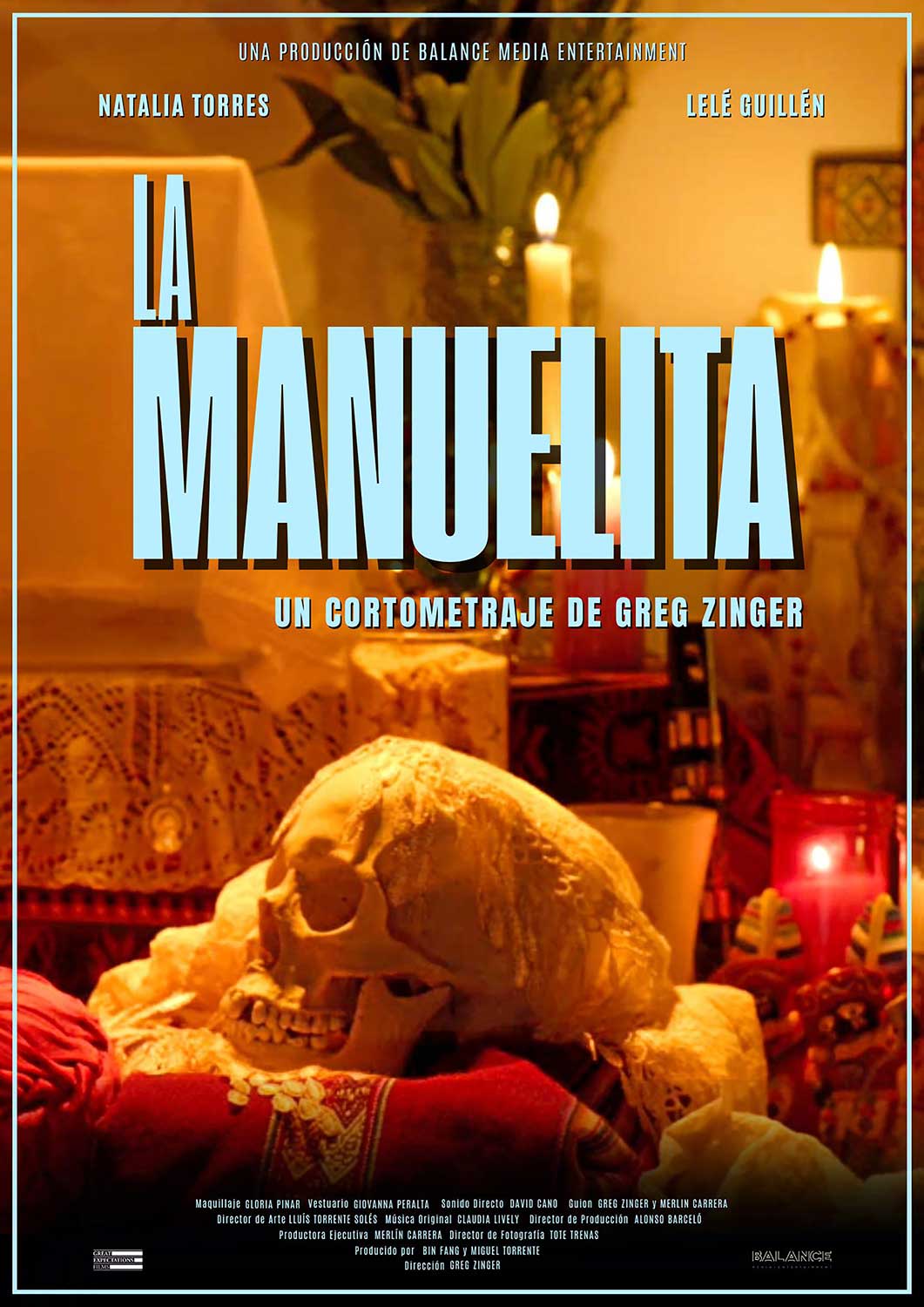 Cartel del corto La Manuelita