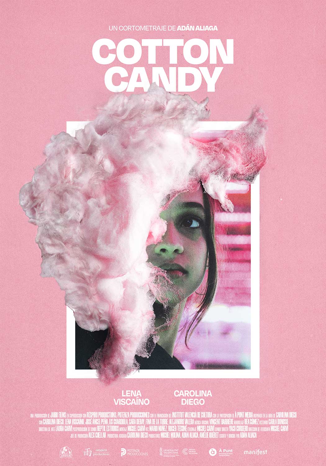 Cartel del corto Cotton Candy