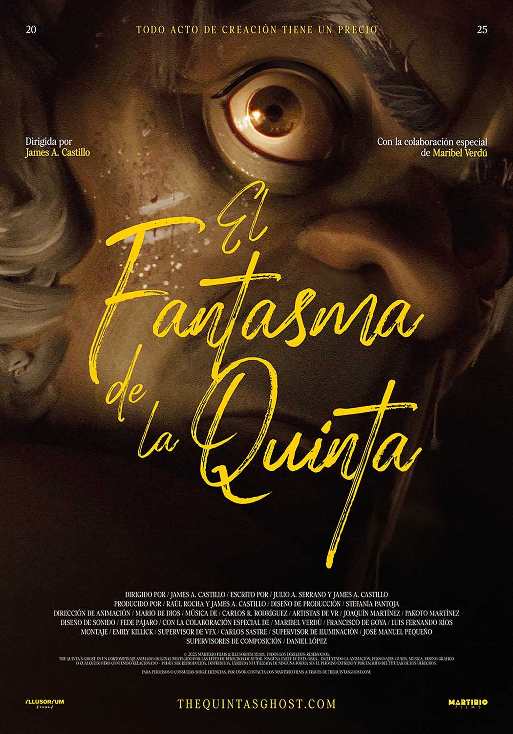Cartel del corto El Fantasma de la Quinta