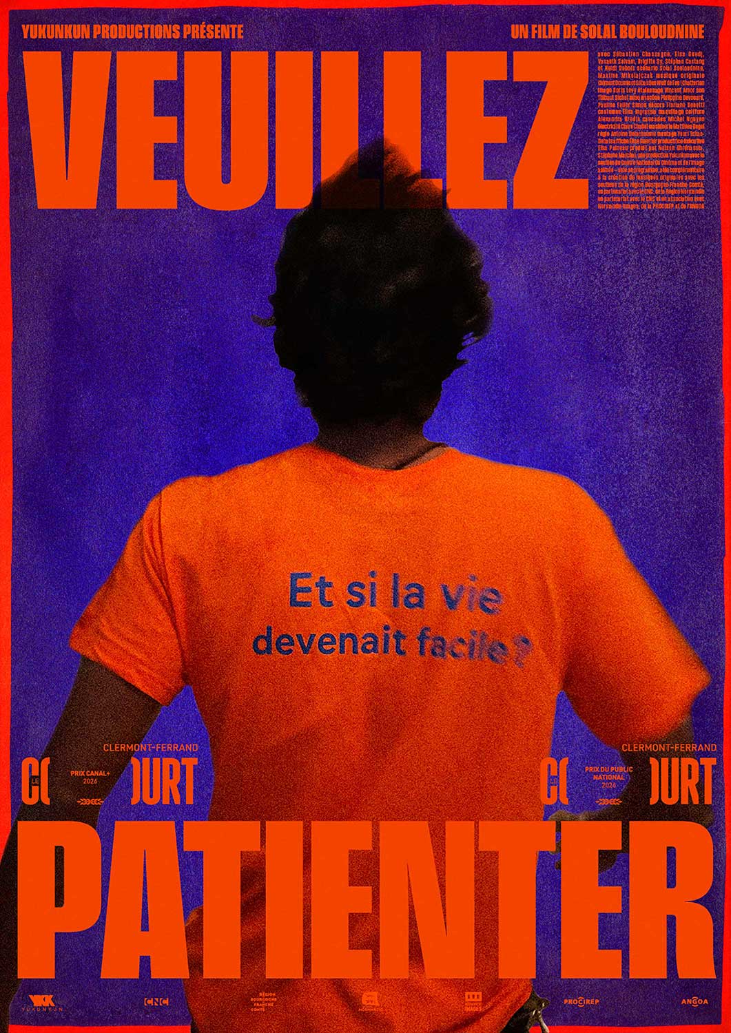 Cartel del corto Veuillez patienter