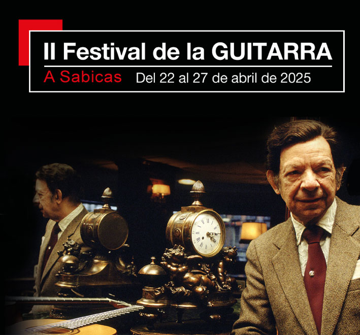 Suma Flamenca 2025 | II Festival Guitarra. Foto: Agustín Castellón SABICAS (1912-1990) / Fotografía: © Paco Manzano. 1984.